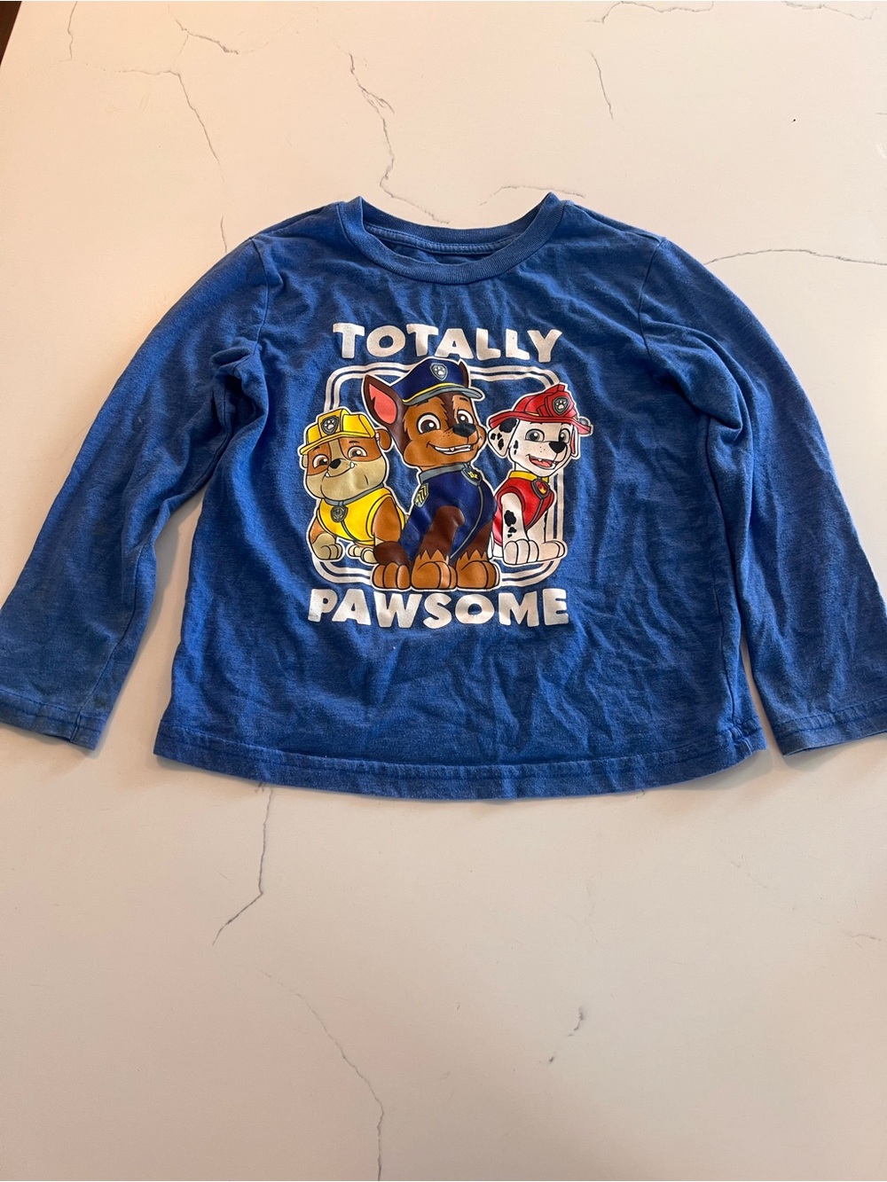 Paw Patrol Blue 'Totally Pawsome' Long-Sleeve Shirt